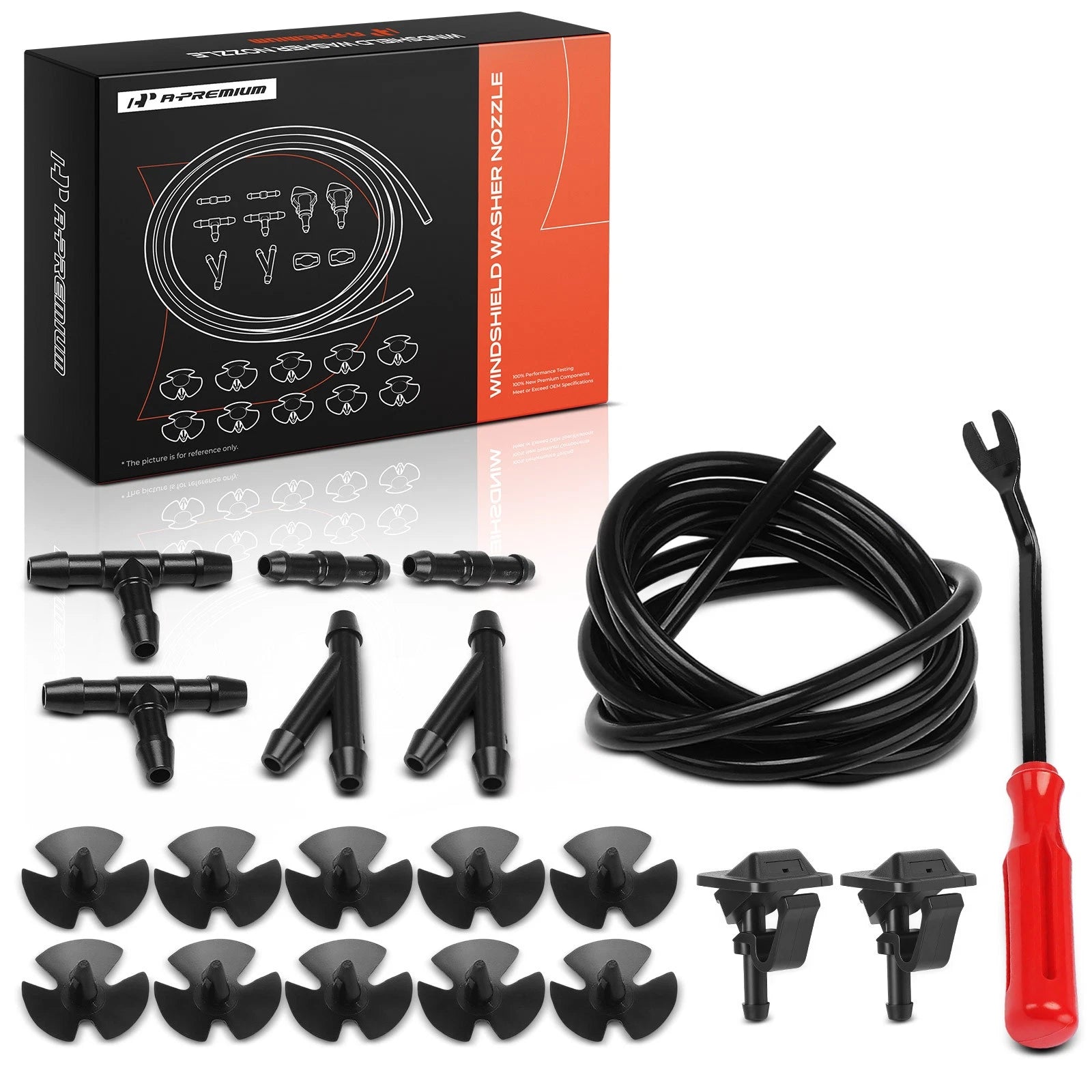 20x Windshield Washer Nozzle Jet Kit for Jeep Wrangler (1997–2018)