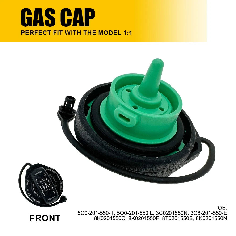 Fuel Gas Filler Tank Cap for Audi A4 A4 Quattro A5 A8 Q5 (2008–2016) 8K0201550N