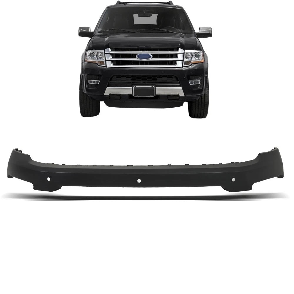 Front Upper Bumper Cover for Ford Expedition (2015-2017) with Sensor Hole