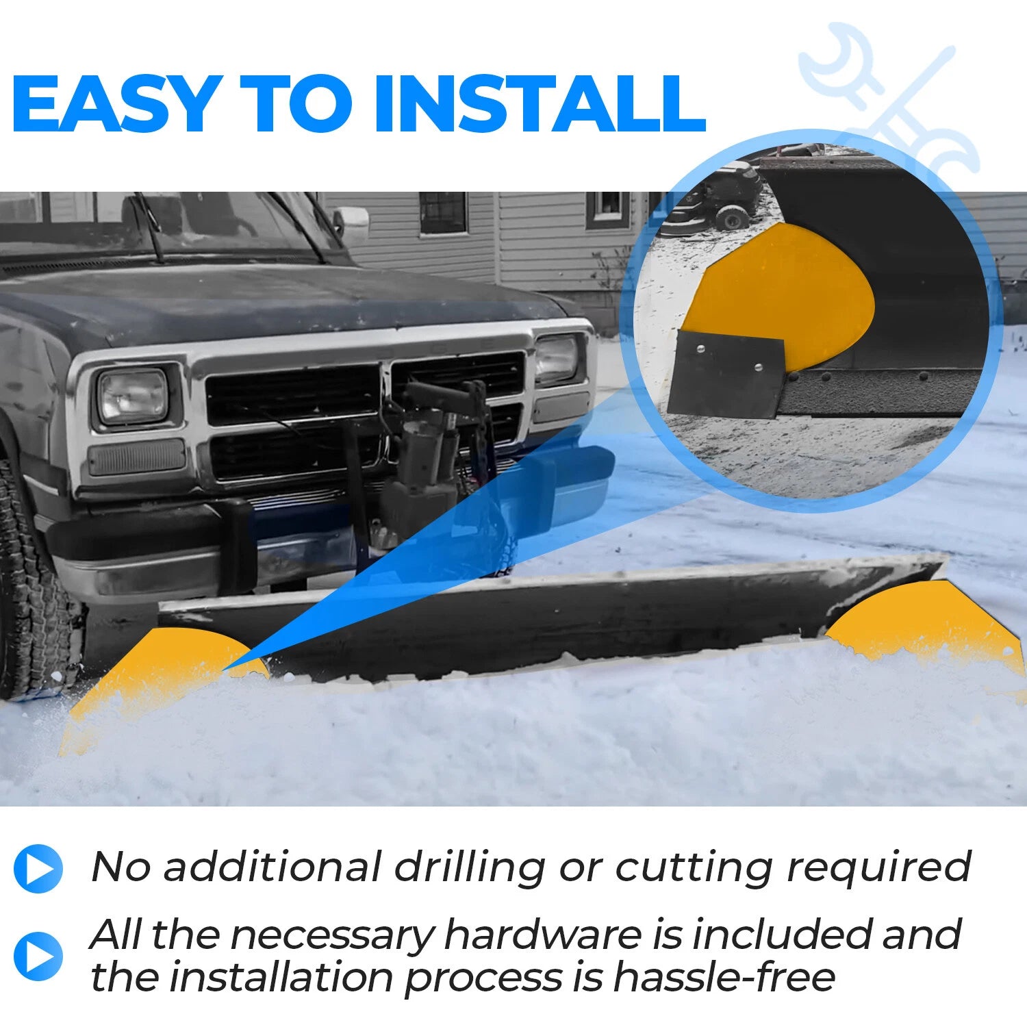 Snow Plow Extensions for Meyer Western Boss (20" Extenders)