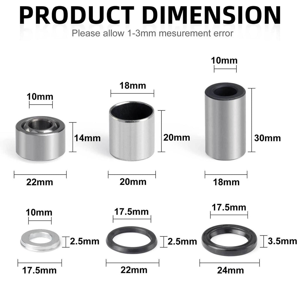 2x Shock Bushing Kit for Honda Sportrax 400 TRX400EX (1999–2004)