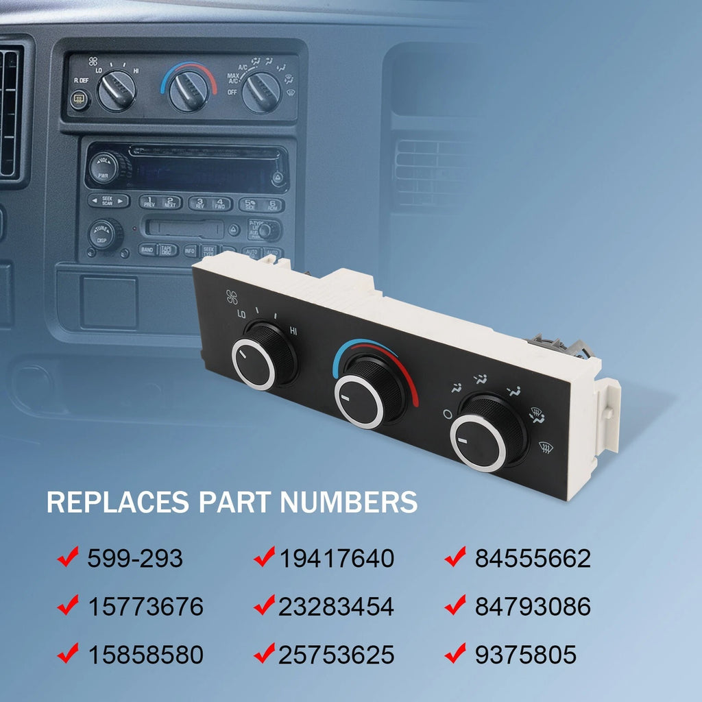 Climate Control Unit for Chevy Express Van/Savana 3500/2500 (2003-2023)
