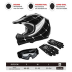 Youth ATV Helmet DOT for Kids Motocross Offroad Dirt Bike