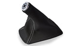 Manual Shift Boot Cover for Toyota Celica (2000–2005) Carbon Fiber White Stitch