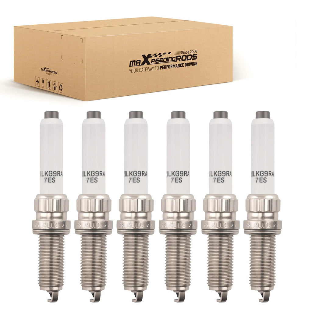 Set of 6 Spark Plugs for Audi S5/S6 V6 2.9L 3.0L (2018–2020)