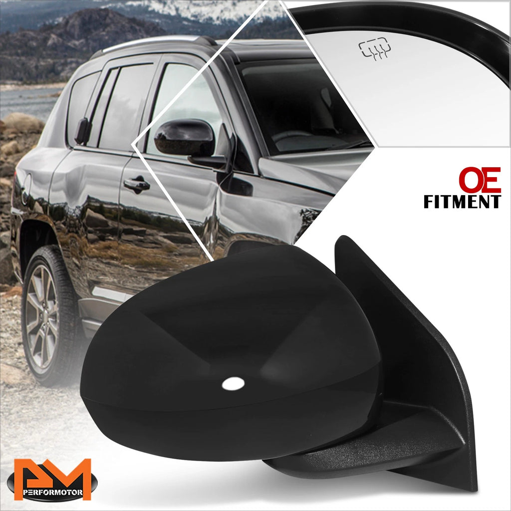 Power Adjust Heated Side Rear View Mirror Right for Jeep Compass (2016–2017)