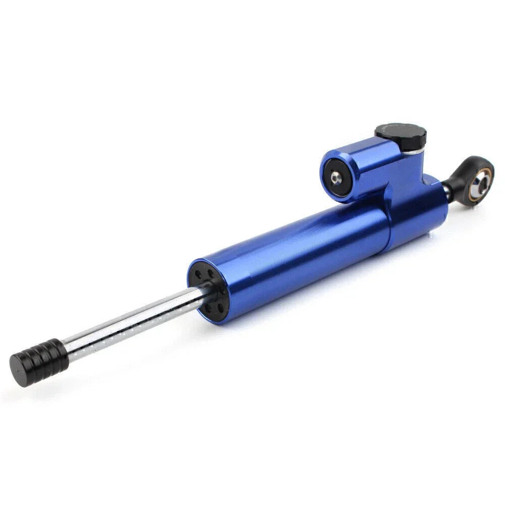 CNC Steering Damper Stabilizer for Motorcycle - Blue
