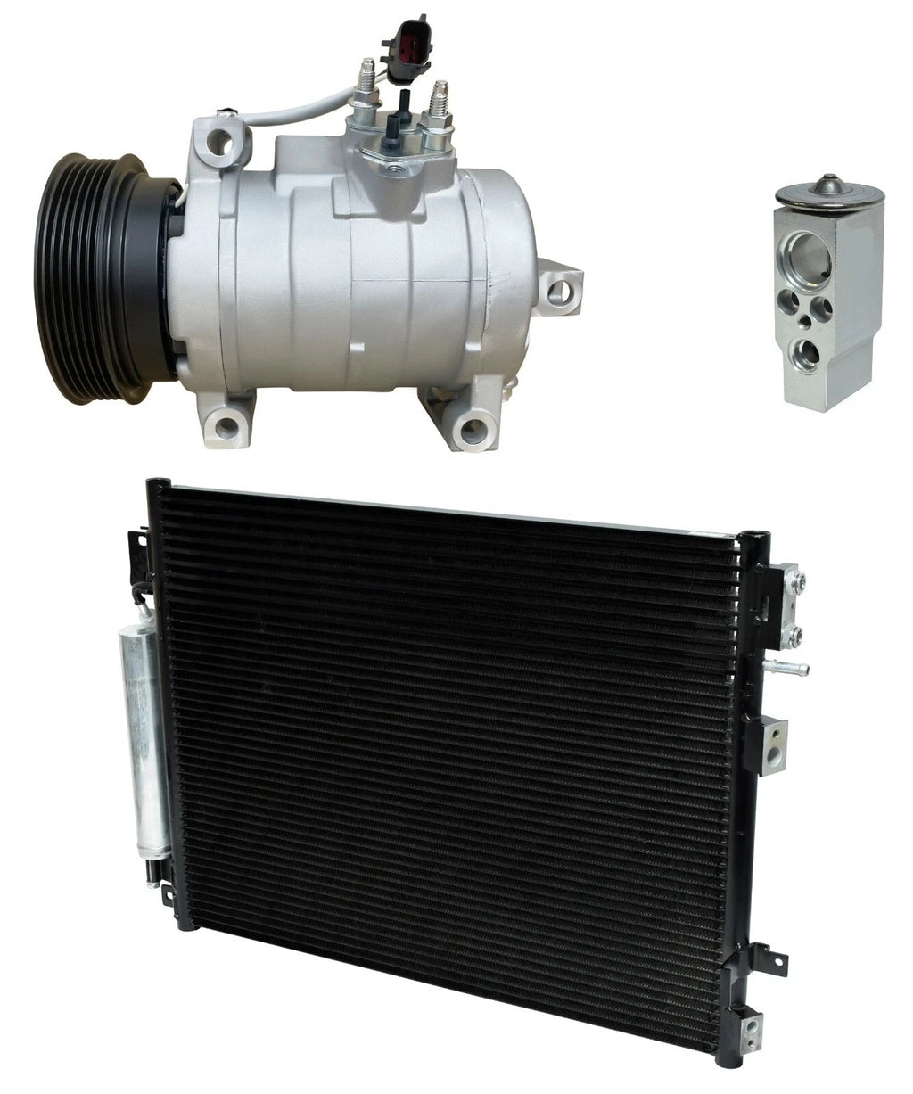 A/C Compressor Kit with Condenser for Dodge Challenger 6.1L (2010–2010)