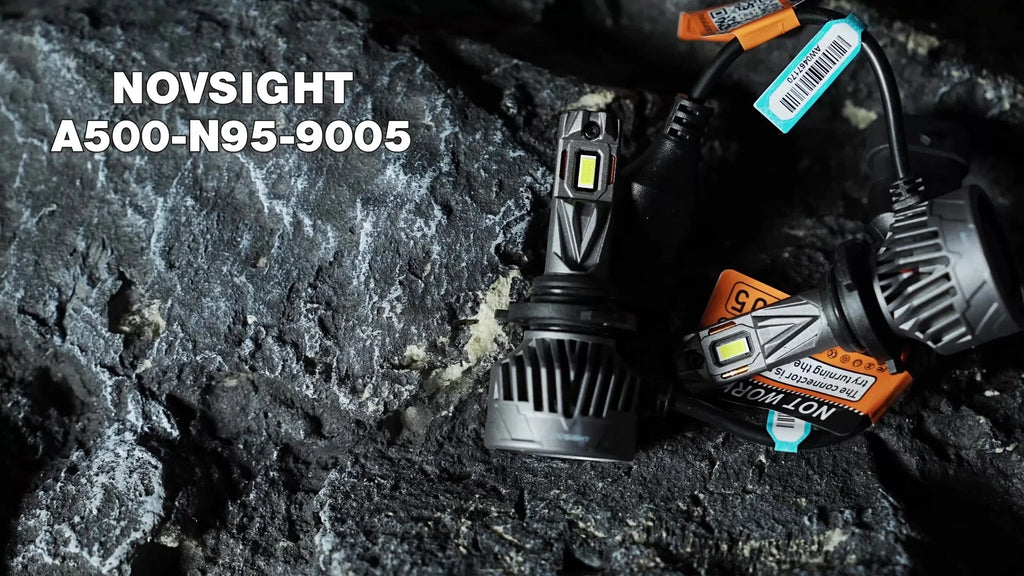 2X NOVSIGHT 9005 H11 LED Headlight Bulbs 30000LM 6500K