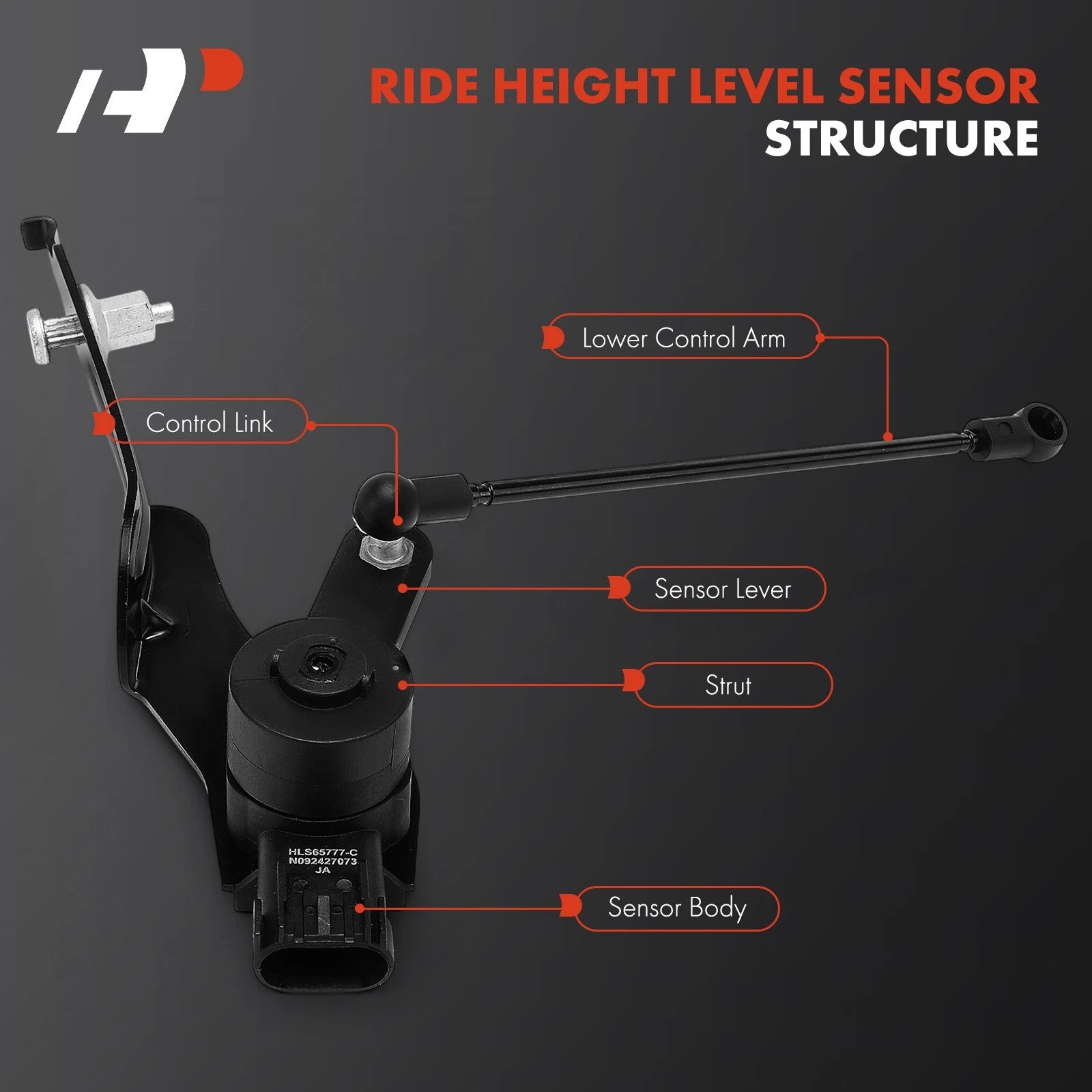 Height Level Sensor for GMC Acadia, Buick Enclave, Cadillac