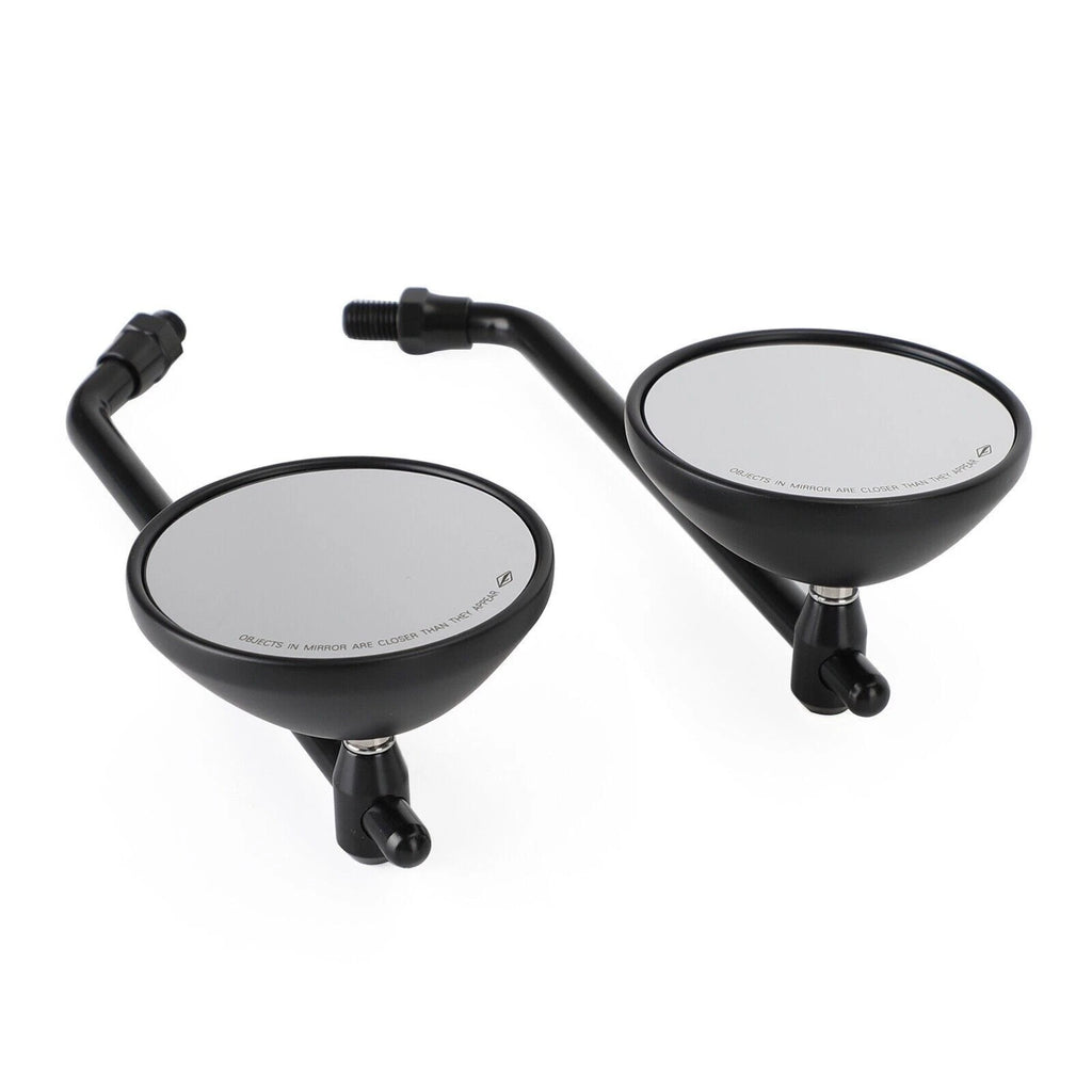 Classic Style Black Mirrors 10mm for Honda CB Shadow Cruiser (R/H)