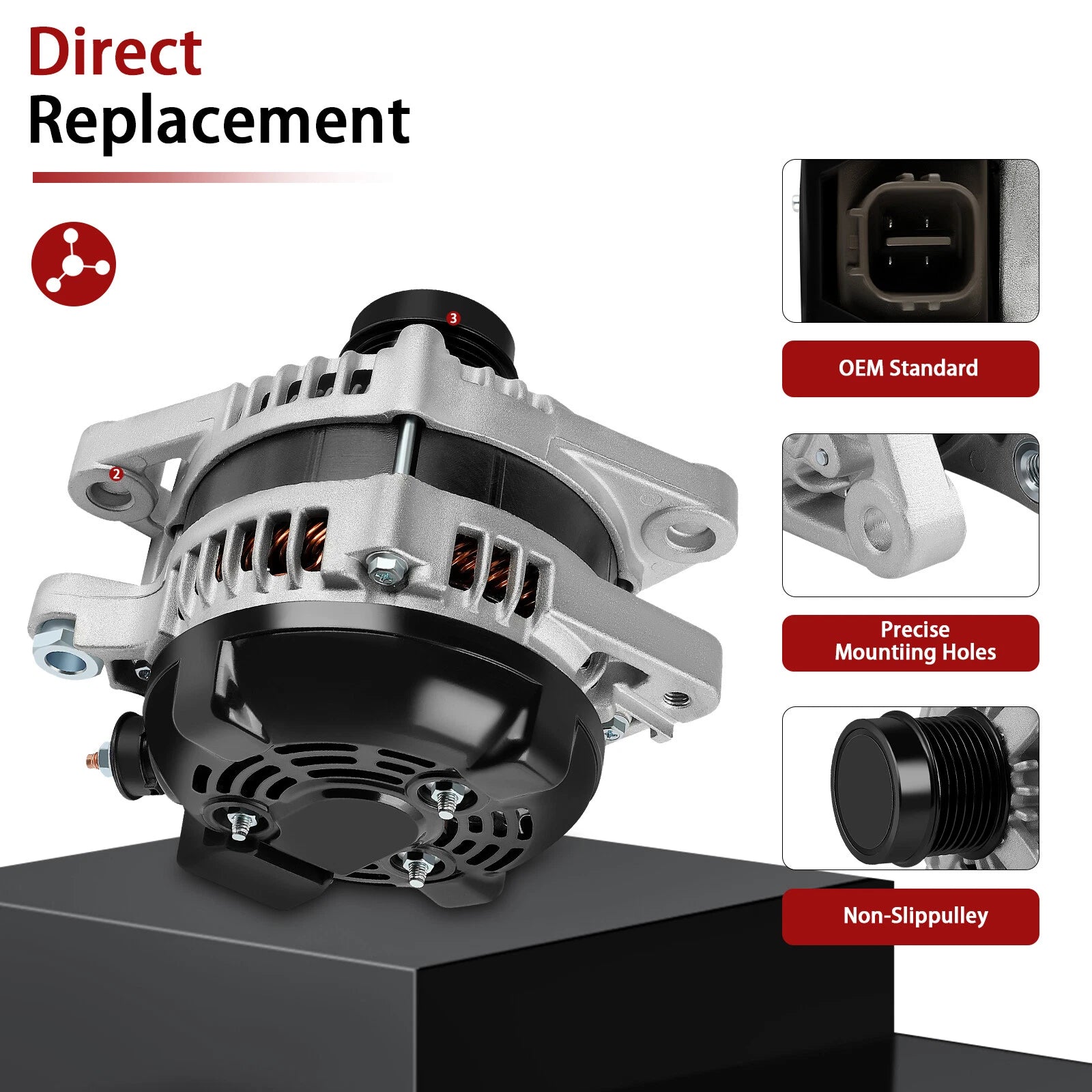 Alternator for Toyota Highlander Sienna (2011-2016)