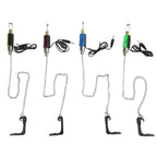 Set of 4 LED Bite Alarms for Fishing Rods