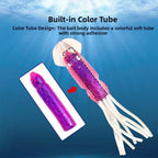 12.5cm Dual Color Soft Squid Lure with 3D Eyes