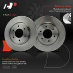 Front Disc Brake Rotors & Ceramic Pads for Nissan Armada (2004–2023)