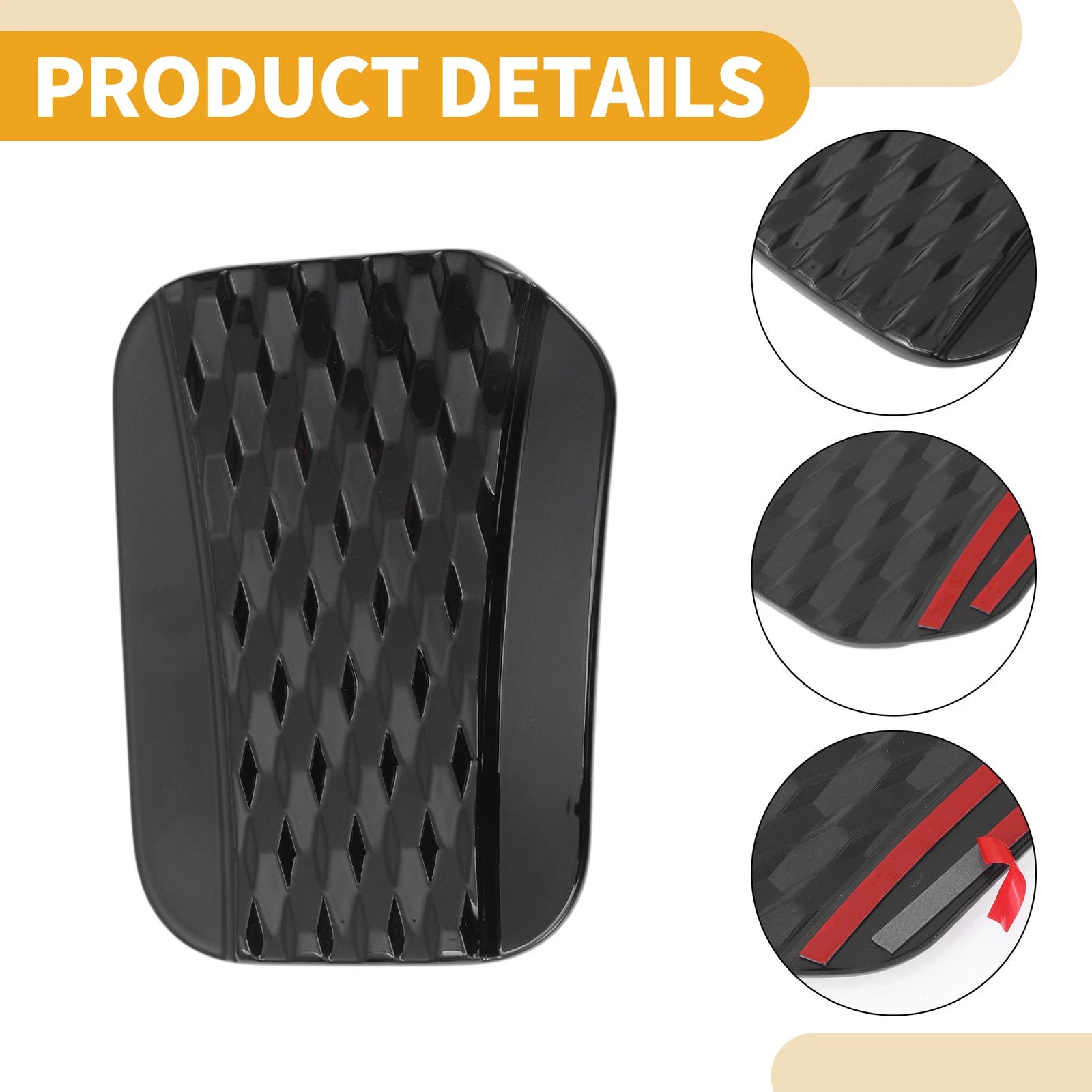 Fuel Tank Door Cap for Ford Bronco (2024–2025) Fuel Filler Flap Cover Black