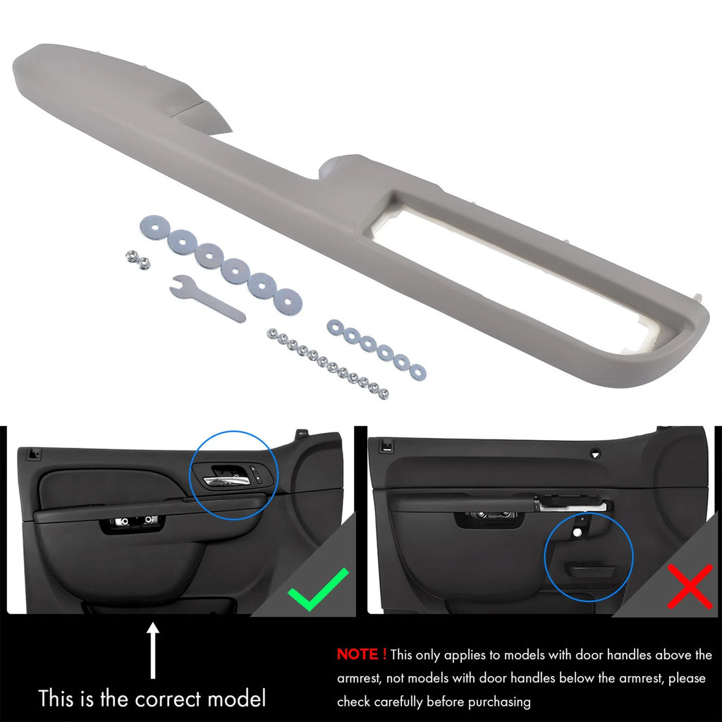 Driver Left Door Panel Handle Armrest for Tahoe Silverado (2007–2014)