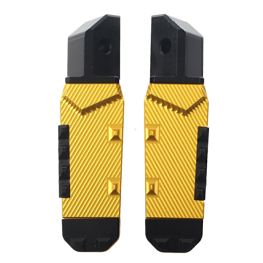 2X Gold Rear Passenger Foot Pegs for Honda CBR600RR (2003–2019) CBR600 F4/F4I (2001–2007)