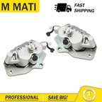Front Left Right Brake Caliper & Pads for Kawasaki KAF700 Mule PROMX (2019–2024)