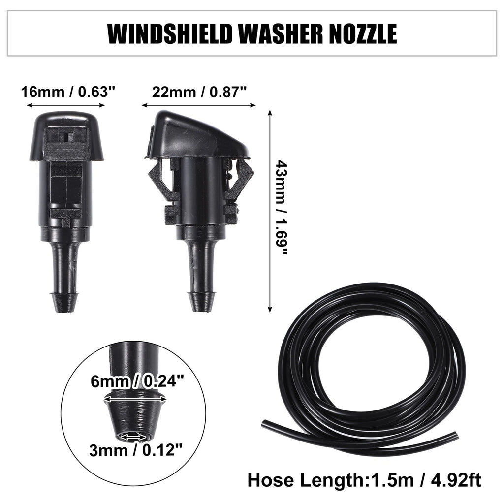 Set of 1 Windshield Washer Nozzle No.86636FG051 for Subaru Outback (2010–2023)