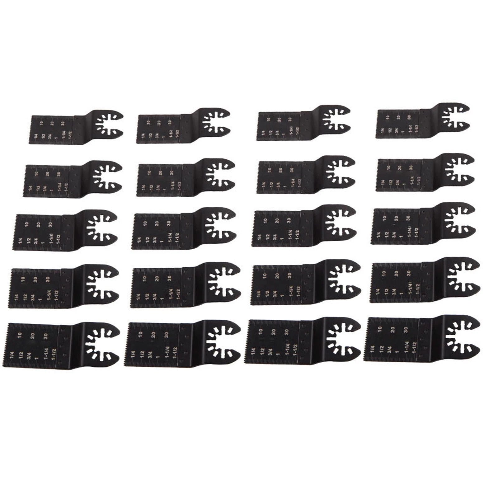 20Pcs 34mm Oscillating Saw Blades for Multi Tools (Carbon Steel)