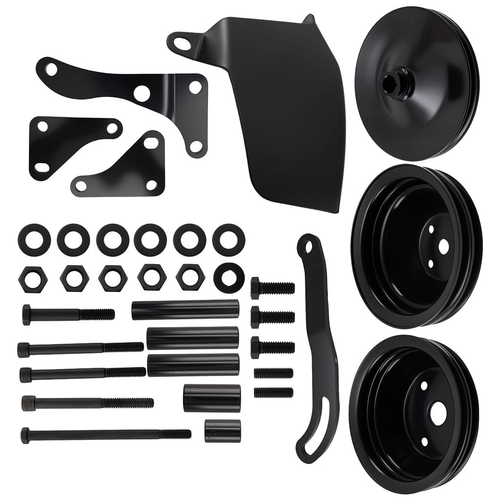 Steel Pulley Kit for SB Chevy 350 (1969–1986)