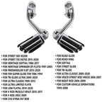 Motorcycle Long Engine Guard Highway Foot Pegs for Harley Road King (2000–2023)