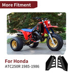 Black Radiator Shrouds for Honda ATC250R (1985–1986) Left & Right Covers