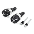 Motor Exhaust Frame Slider Bolt Anti Crash Protector for Universal - Silver