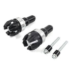 Motor Exhaust Frame Slider Bolt Anti Crash Protector for Universal - Silver
