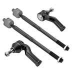 4Pcs Tie Rod End for Ford Focus Escape C-Max (2012–2018)