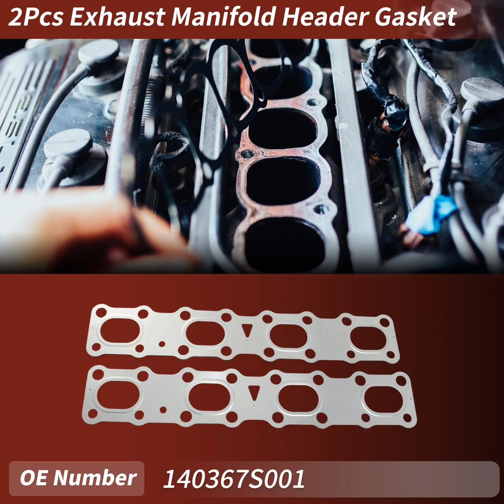 2X Exhaust Manifold Header Gasket for Nissan Armada NV (2004–2017) No. 140367S001