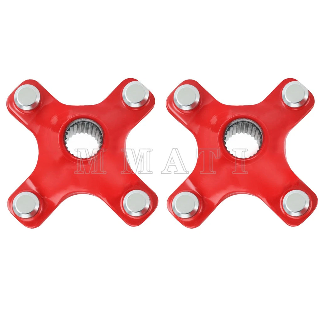 2X Rear Red Wheel Hub for Honda TRX250 TRX300 TRX400 TRX450R TRX450ER (1987–2020)