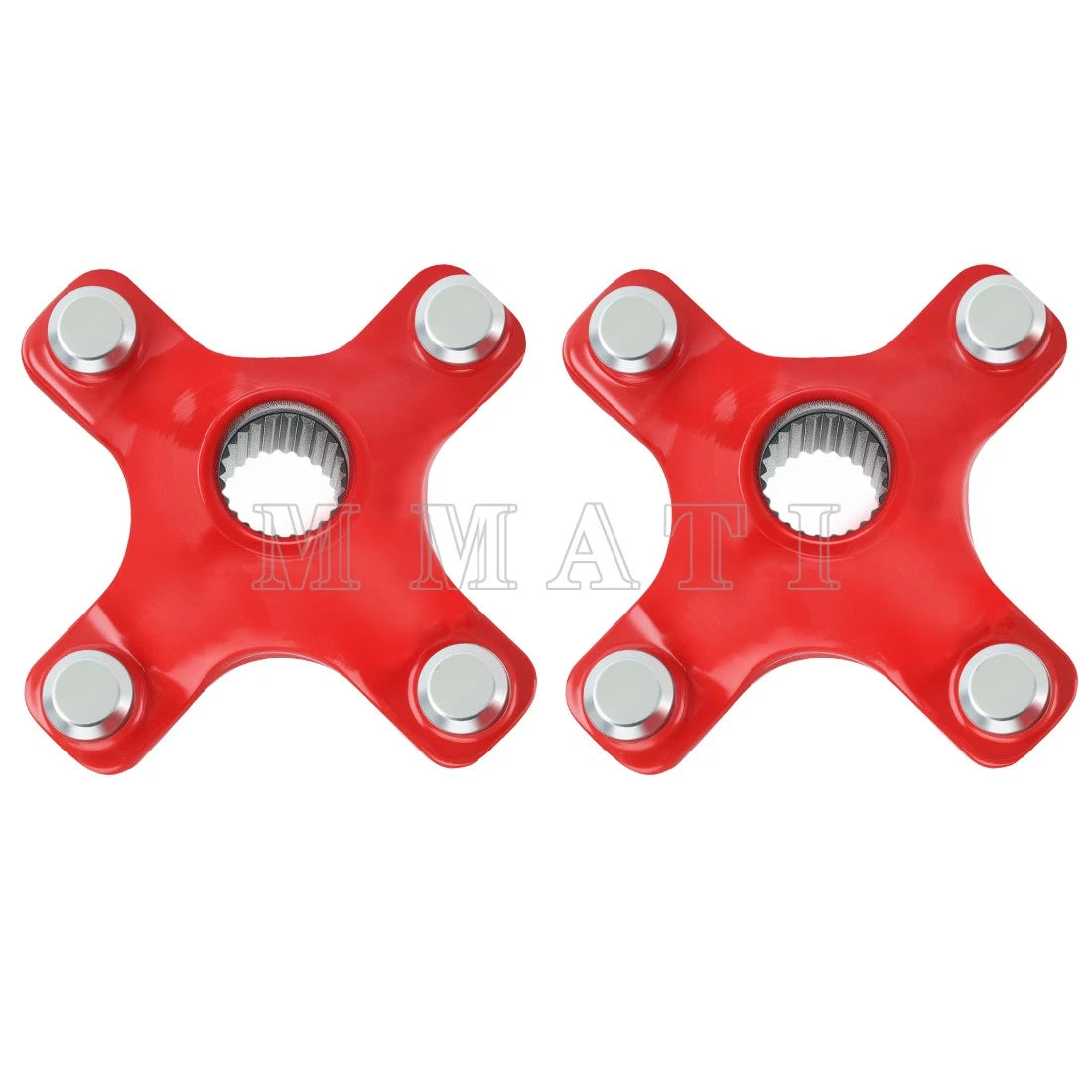 2X Rear Red Wheel Hub for Honda TRX250 TRX300 TRX400 TRX450R TRX450ER (1987–2020)