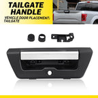 Tailgate Handle & Bezel w/ Camera Hole for Ford F150 (2015–2018) FL3Z9943400FA EXV