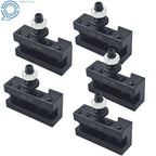 5 Pack AXA #1 250-101 Lathe Turning & Facing Holder Quick Change Tool Post