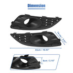 1 Pair Fog Light Grille Cover Trim for Ford Fiesta (2014–2016) D2BZ15266CB