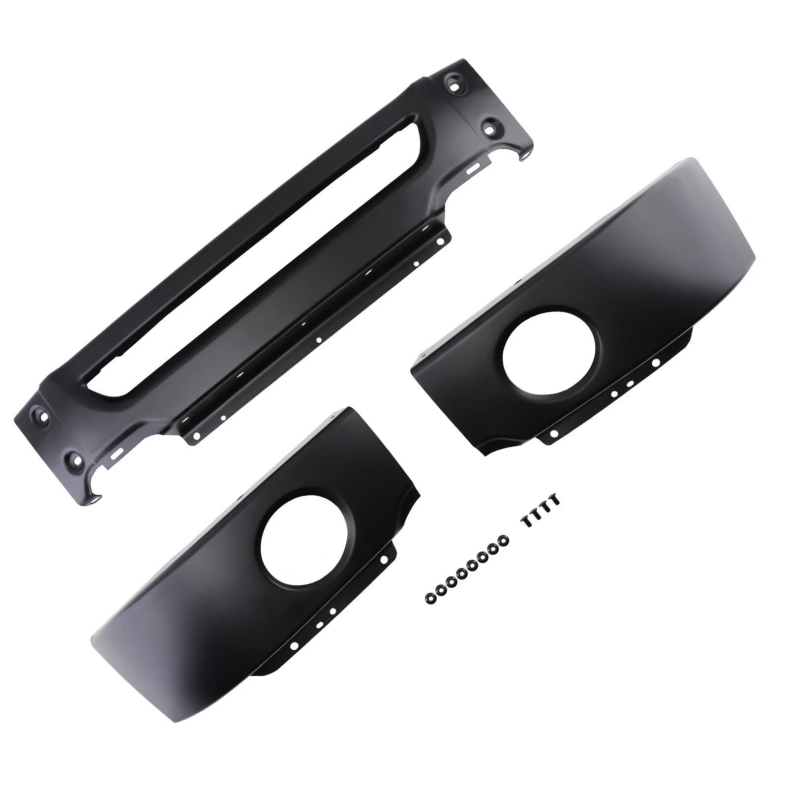 Front Bumper Face Bar for Ford F150 (2006–2008) 6L3Z17757DAPTM Steel Black