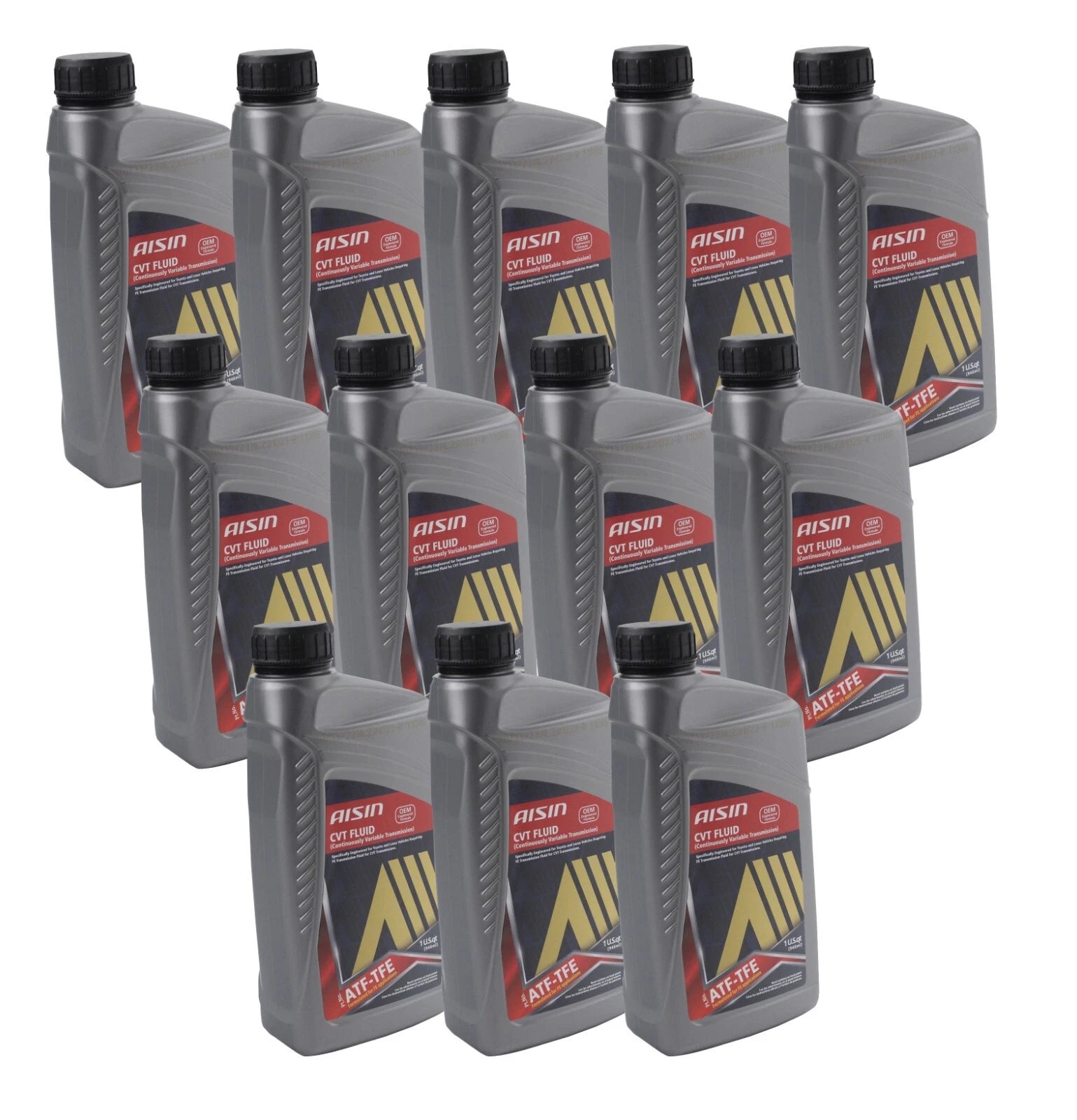 Set of 12 Aisin CVT ATF-TFE Auto Trans Fluid for UX200 iM iQ Corolla