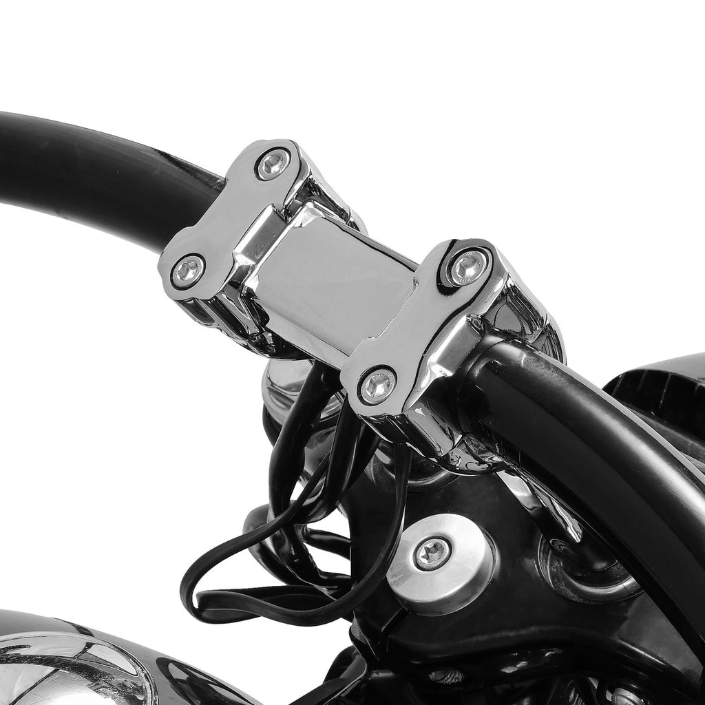 4" Handlebar Riser for Harley Dyna Low Rider, Street Bob, Softail