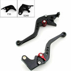Short Brake Clutch Levers for Suzuki GSXR600 GSXR750 (2004–2005) Black T9