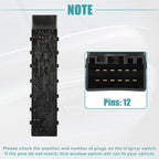 Power Seat Switch for Ford C-Max (2017–2018) No. 9L3Z14A701FA