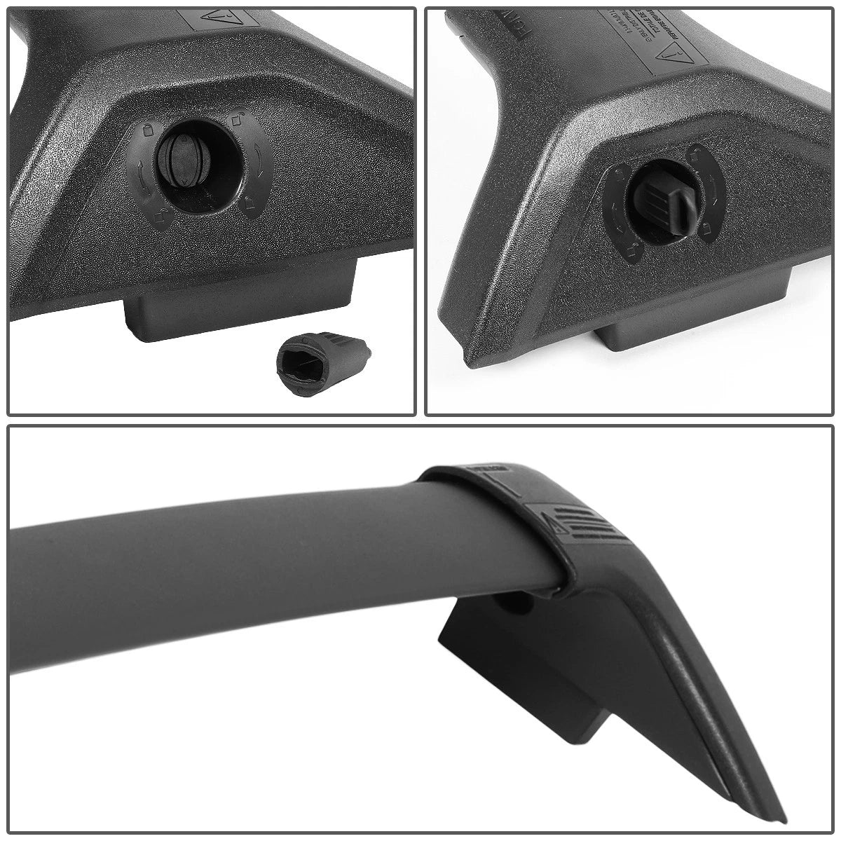 Set of 2 Roof Rack Cross Bars for Toyota RAV4 (2019–2020)