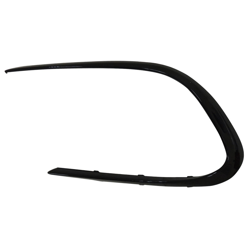 Replacement Black Front Driver Side Bumper Cover Grille Molding
