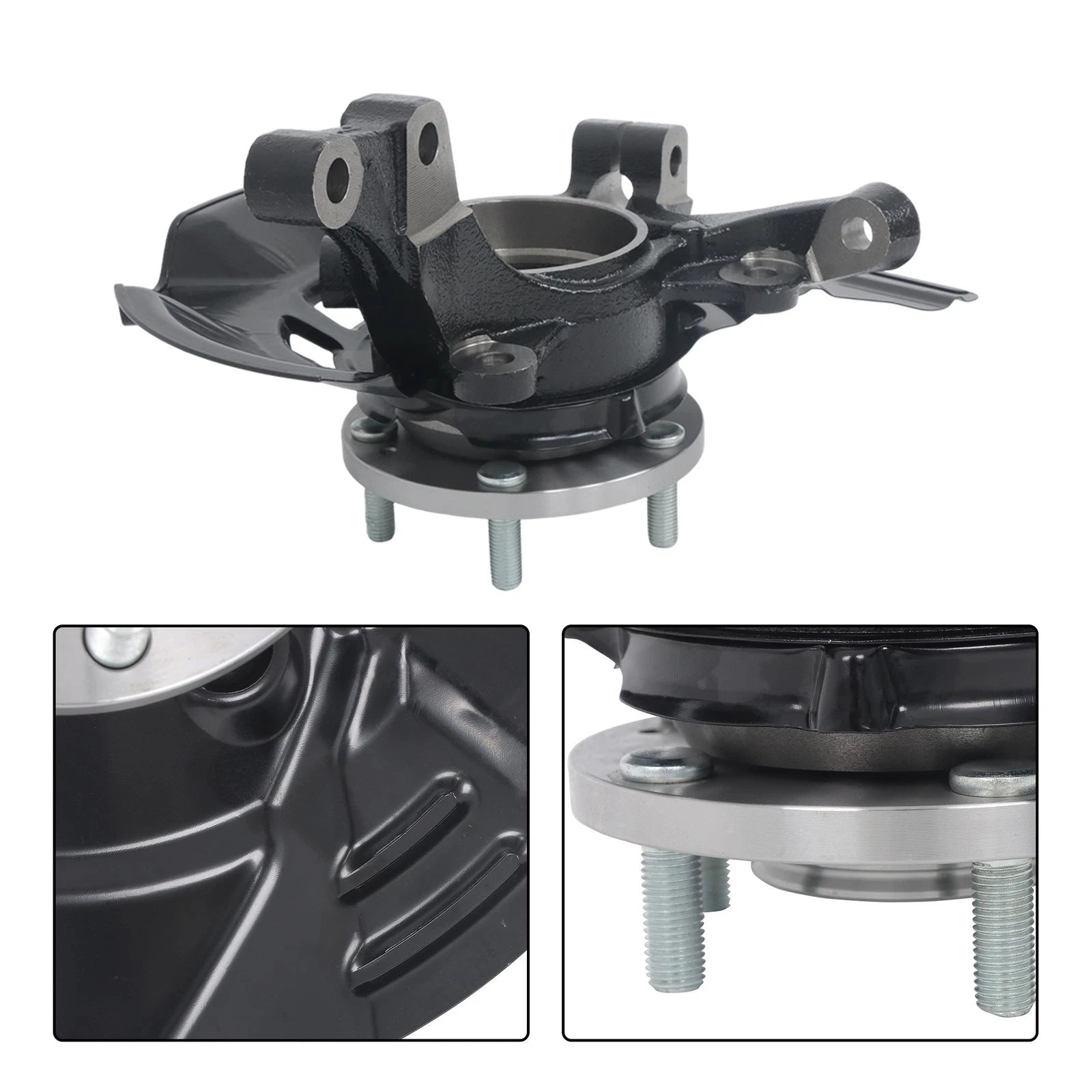 Set of 2 Front Steering Knuckle Assemblies for Hyundai Sonata (2011)