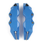 Brake Caliper Cover Set of 2 Small Size 3D Style Blue Universal