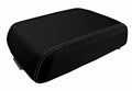 Leather Console Lid Pull Over Seat Cover for Ford F250 (1999–2010) Gray Stitch