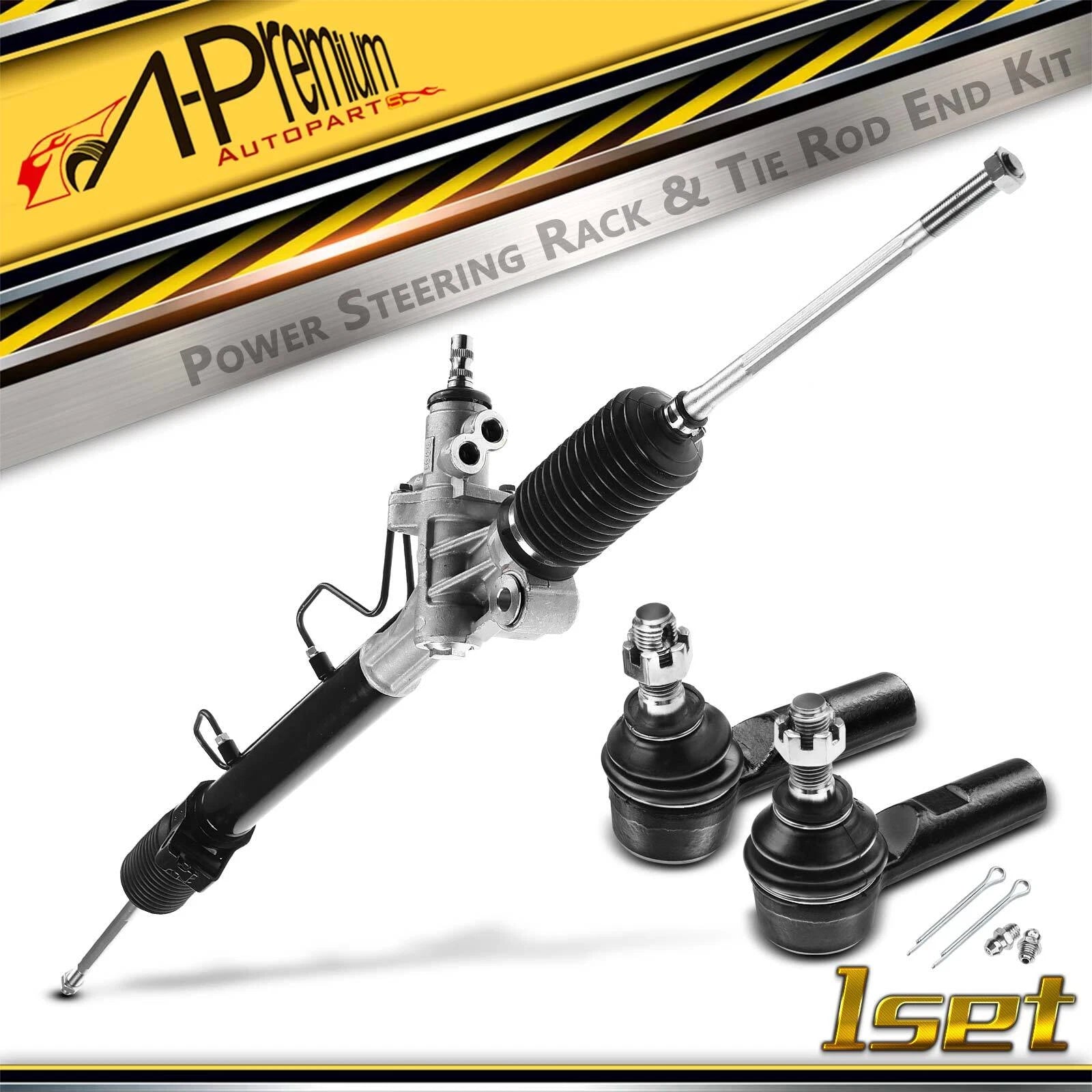 Rack & Pinion Tie Rod Kit Front for Toyota Avalon Camry (1997–1999)