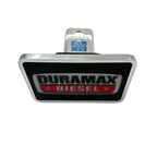 Aluminum Chevy Duramax Logo Hitch Cover for 2 Inch Receiver (1pc) (2001–2024)