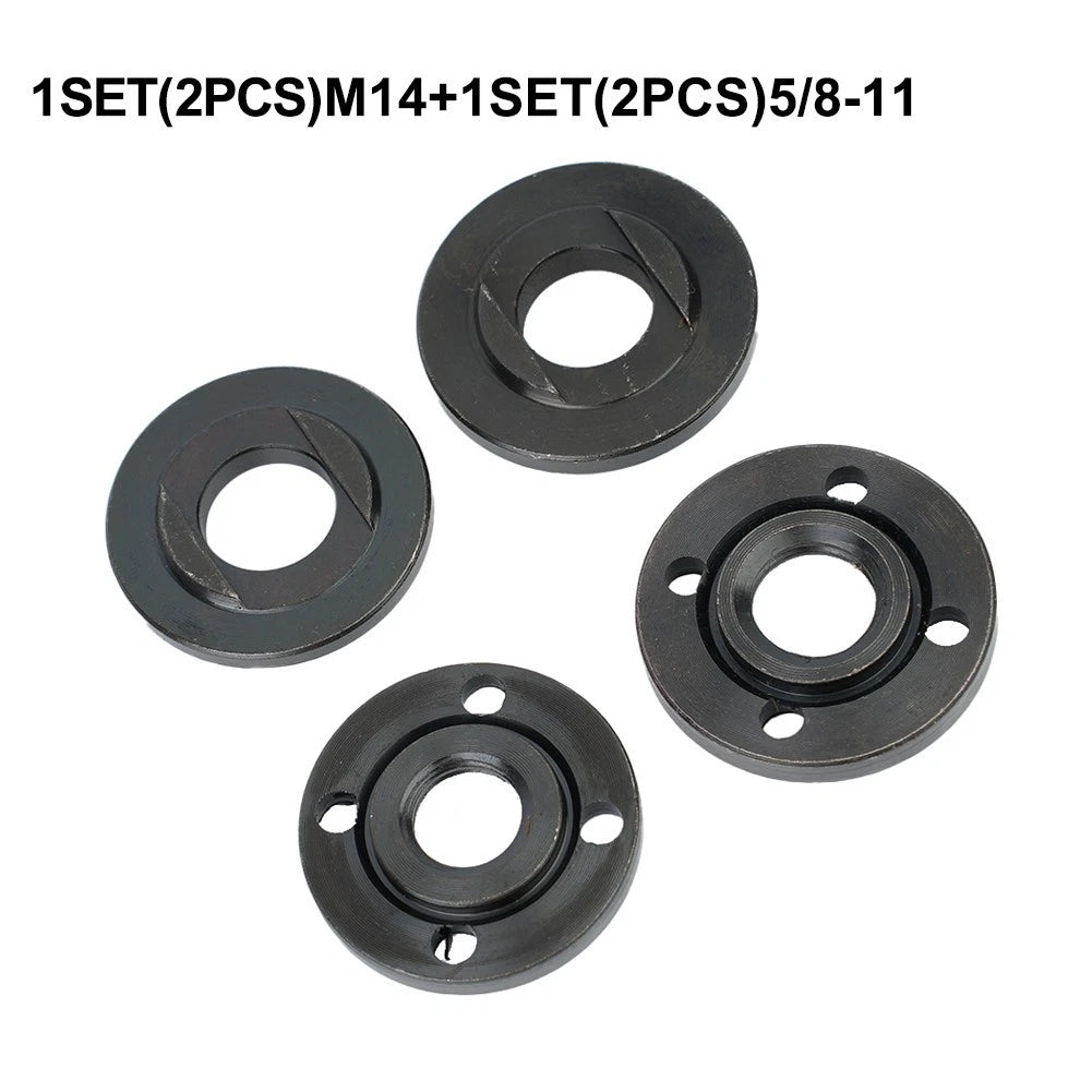 2X M14 Flange Nut & 2X 5/8-11 Flange Nut for Angle Grinder
